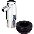 Billet Specialties Polished PCV Valve 1 Inch OD with 90 Degree Bend and 3/8 Inch Hose Barb