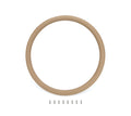 Billet Specialties 29002 Half Wrap Tan Leather Steering Wheel Cover, 14 Inch Diameter