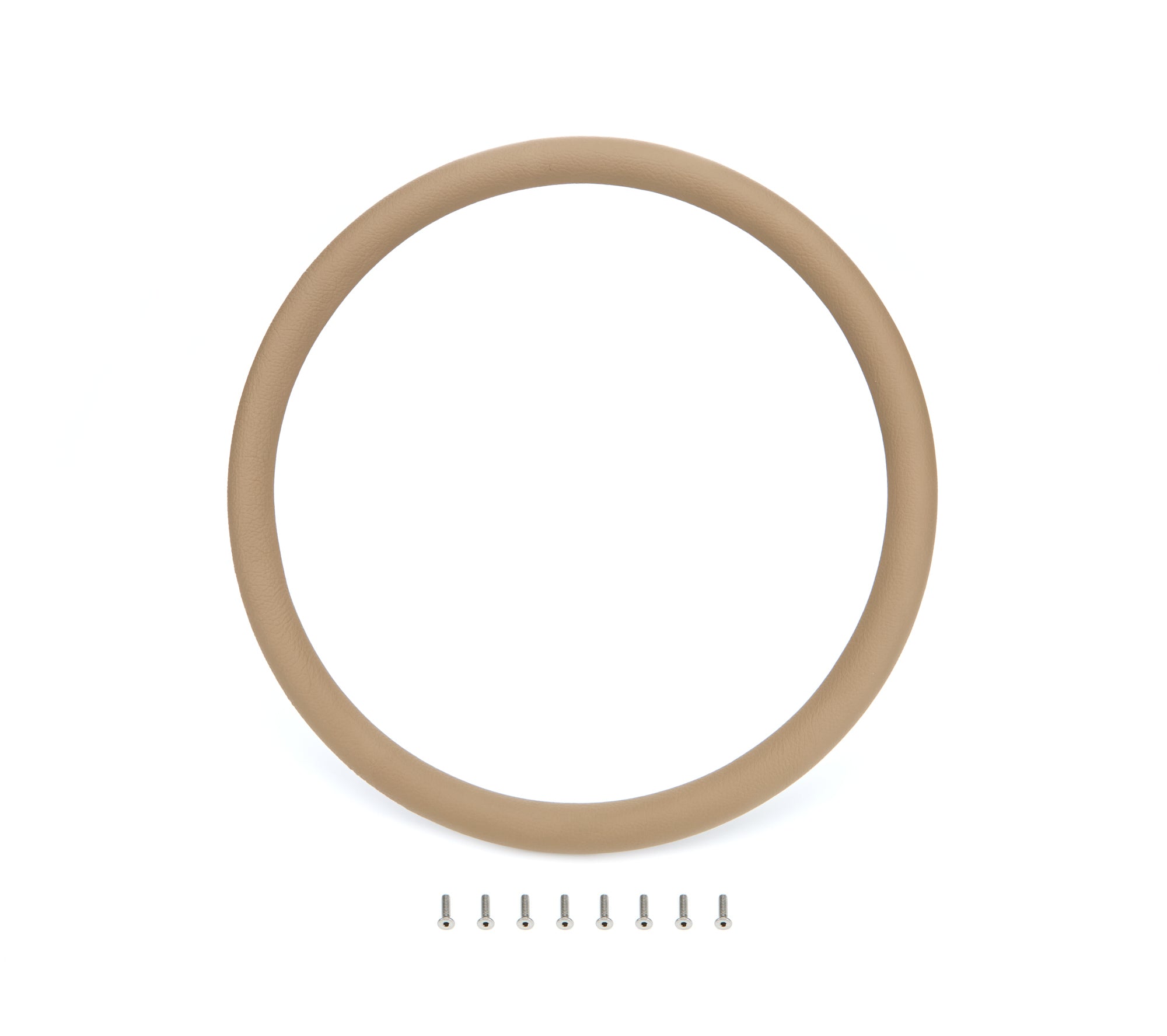 Billet Specialties 29002 Half Wrap Tan Leather Steering Wheel Cover, 14 Inch Diameter