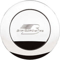 Billet Specialties Polished Horn Button Large Logo for 9-Bolt Steering Wheels