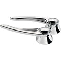 Billet Specialties Door Handles Ball Milled GM Up To 1948 - Interior, 7/16 Inch Round Spline, Aluminum, Polished Finish, Pair