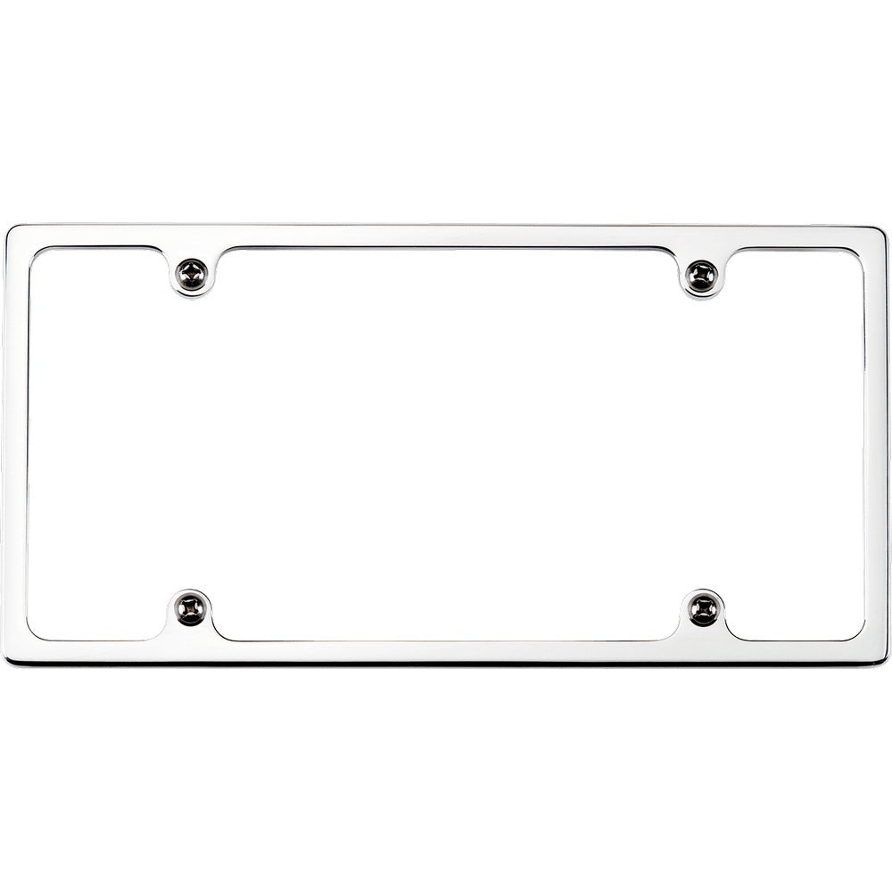 Billet Specialties 55020 Slimline Recessed Aluminum License Plate Frame, Polished Finish