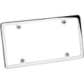 Billet Specialties 55120 Polished Aluminum License Plate Frame with Recessed Mounting and Stainless Hardware