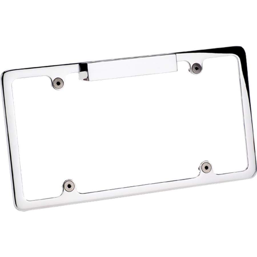 Billet Specialties License Plate Frame 55220 Lighted Polished Aluminum 12.625 x 6.875 Inches