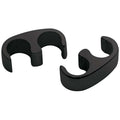 Billet Specialties 69682 Spark Plug Wire Loom Set for V8 Engines, 8.5 mm, Aluminum, Black Anodized, Clip Style, Pair