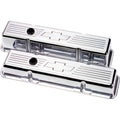 Billet Specialties SBC Bowtie Tall Valve Covers with Baffled Design and Breather Hole