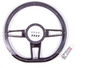 Billet Specialties BC29409 Formula D-Shaped 14-Inch Aluminum Steering Wheel, Black Anodized Finish