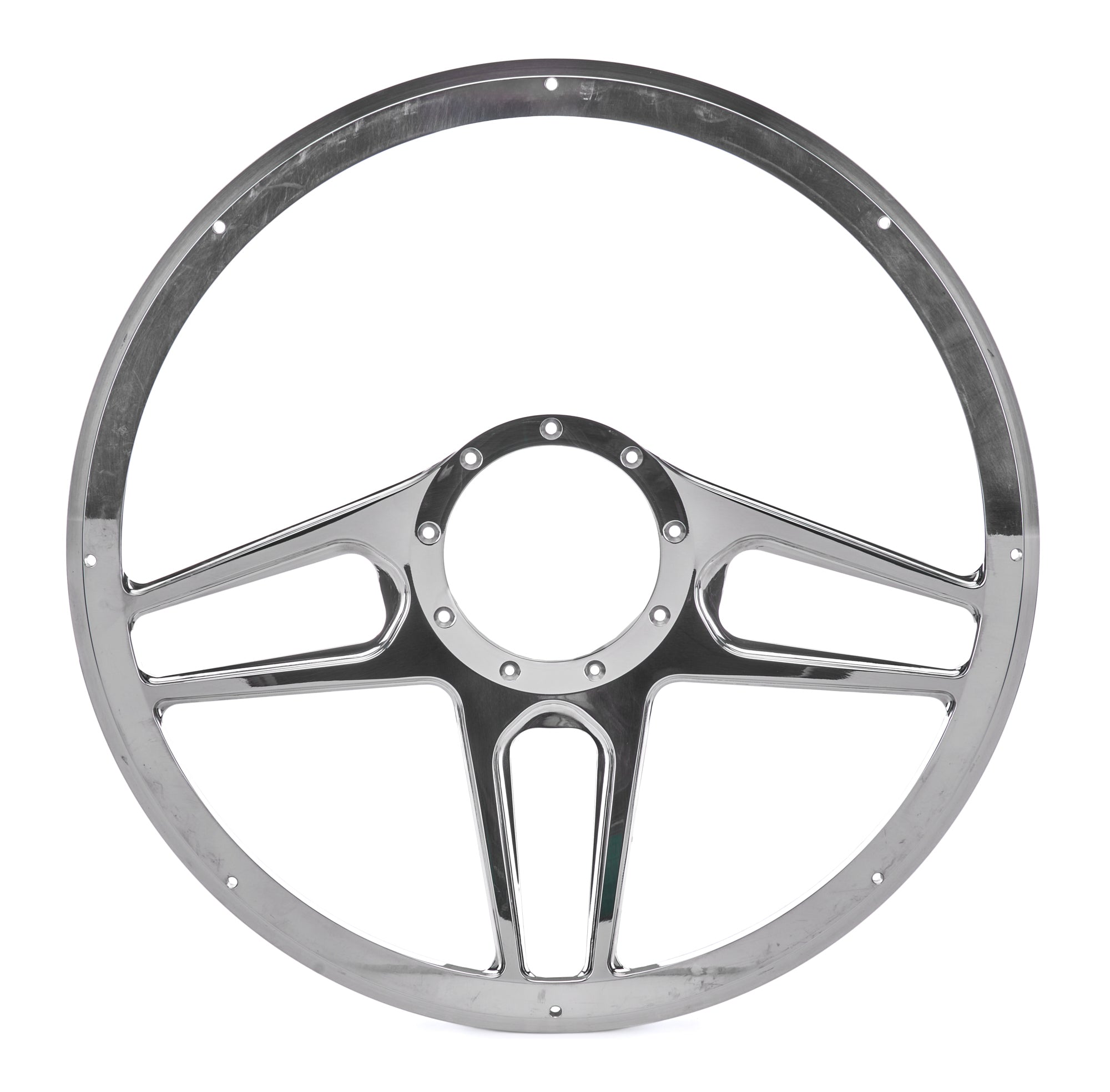 Billet Specialties BC34051 Tec 5 15.5 Inch Diameter Steering Wheel with 2 Inch Dish and Six Spokes