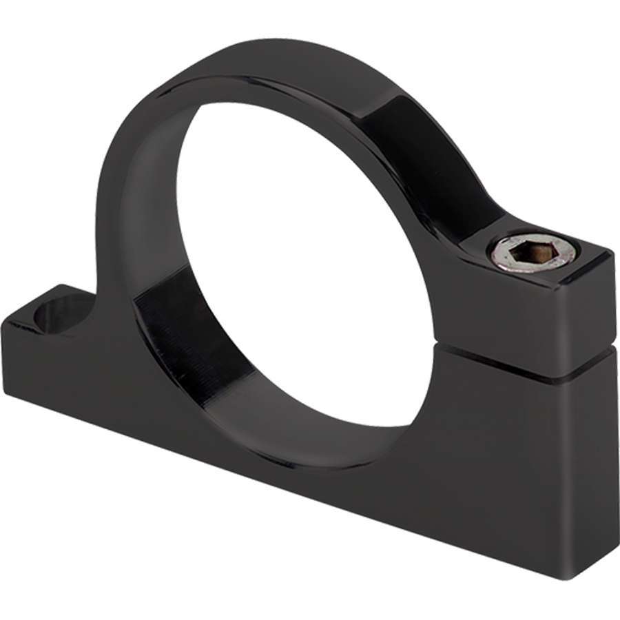 Billet Specialties BILK42520 Fuel Filter Mounting Bracket with Stainless Hardware and Black Anodized Aluminum Finish