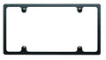 Billet Specialties BLK55020 License Plate Frame Slim Line Aluminum Black Anodized