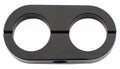 Billet Specialties Hose Separator .625 x .625 Black Anodized Aluminum with Stainless Hardware