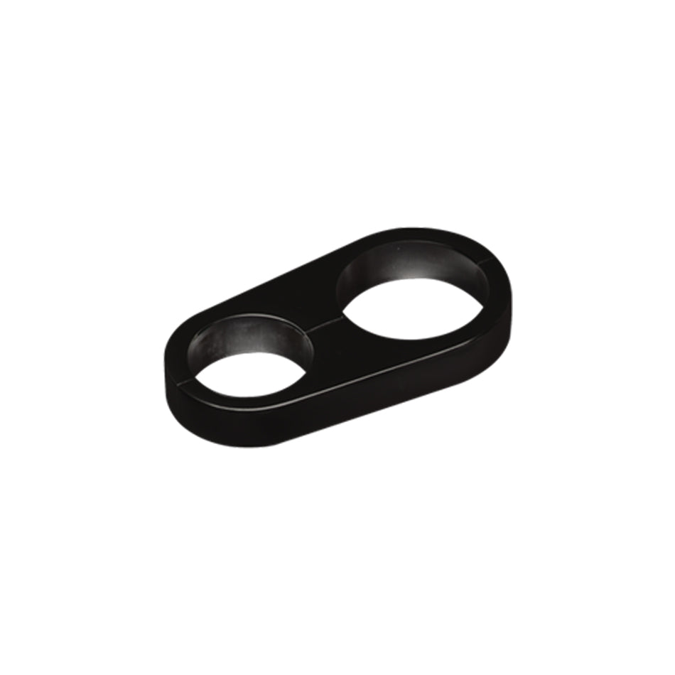 Billet Specialties Hose Separator .734 x .890 Inches Black Anodized Aluminum