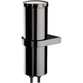 Billet Specialties BLK77109 Overflow Tank 8.75 Inch Smooth Aluminum with Bracket Black