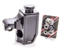 Billet Specialties BLP77930 Power Steering Reservoir for Chevy V8, Black Anodized Aluminum, 8.5 oz Capacity, 6 AN Male Inlet