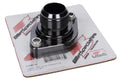 Billet Specialties Water Neck -20AN Straight Up Chevy Thermostat Housing with Hardware and O-Ring in Black Anodized Aluminum