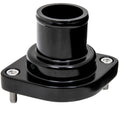 Billet Specialties LS Thermostat Housing Straight with 1-1/2 Inch Hose Diameter, Black Anodized Aluminum