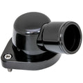BILLET SPECIALTIES Water Neck 15 Degree LS Series Black Anodized Aluminum with Stainless Hardware