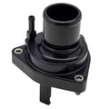 BILLET SPECIALTIES Water Neck Straight for GM LT Series Engines with 1-1/2 Inch Hose Barb, Black Anodized Aluminum