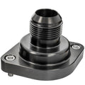 Billet Specialties LS Thermostat Housing with 16AN Male Nipple, Black Anodized Aluminum