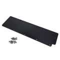 Billet Specialties LS Plain Valley Cover Black, 0.25 Inch Thick, Aluminum with Stainless Hardware
