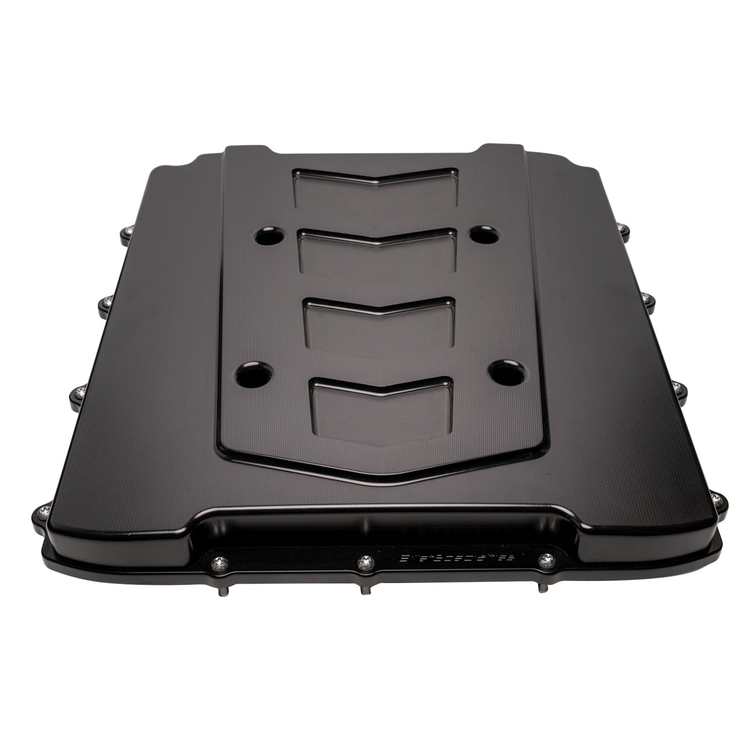 Billet Specialties LS GenV LT4 Supercharger Lid Chevron Black Aluminum Replacement Part