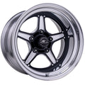 Billet Specialties BRS23510L6135 Street Lite Black Wheel 15x10 Inch with 3.5 Inch Backspace, 5x4.75 Bolt Pattern, Aluminum Construction