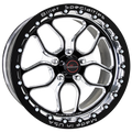 Billet Specialties BRSB271F6576N Win Lite 17x10 Aluminum Beadlock Wheel with 7.625-Inch Backspacing and 5x4.50 Bolt Pattern