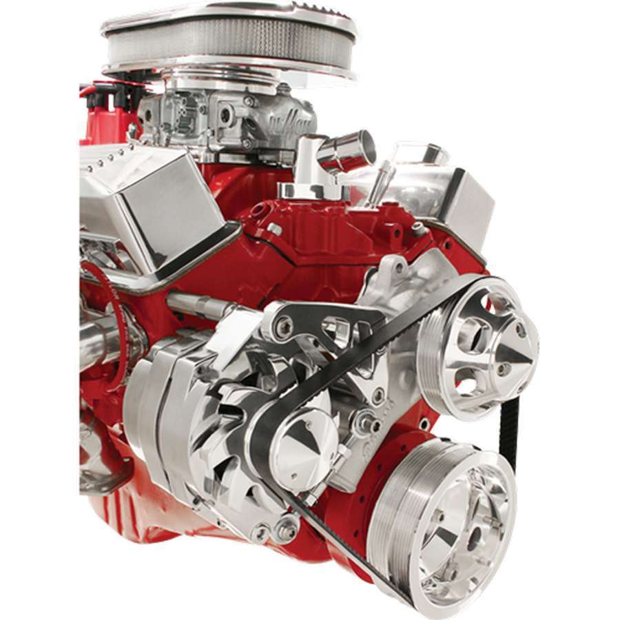 BILLET SPECIALTIES SBC Alt Bracket LWP Mid Mount Passenger Side for Small Block Chevy with Long Water Pump