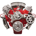 Billet Specialties BBC LWP Serpentine Conversion Kit with 6-Rib Aluminum Pulley, Polished Finish, Long Water Pump for Big Block Chevy