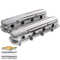 Billet Specialties P95580 Valve Covers for Chevrolet Gen V LT Series with Hidden Coils and Filler Cap, Aluminum, Polished Finish