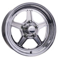 BILLET SPECIALTIES Street Lite Wheel 15x3.5 Inch with 1.750 Inch Backspace, 5x4.75 Bolt Pattern, Aluminum, Polished Finish
