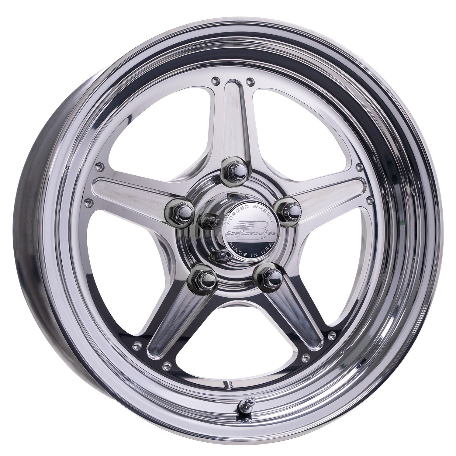 Billet Specialties Street Lite Wheel 15x7 Inches with 4.5-Inch Backspace and 5x4.75 Bolt Pattern