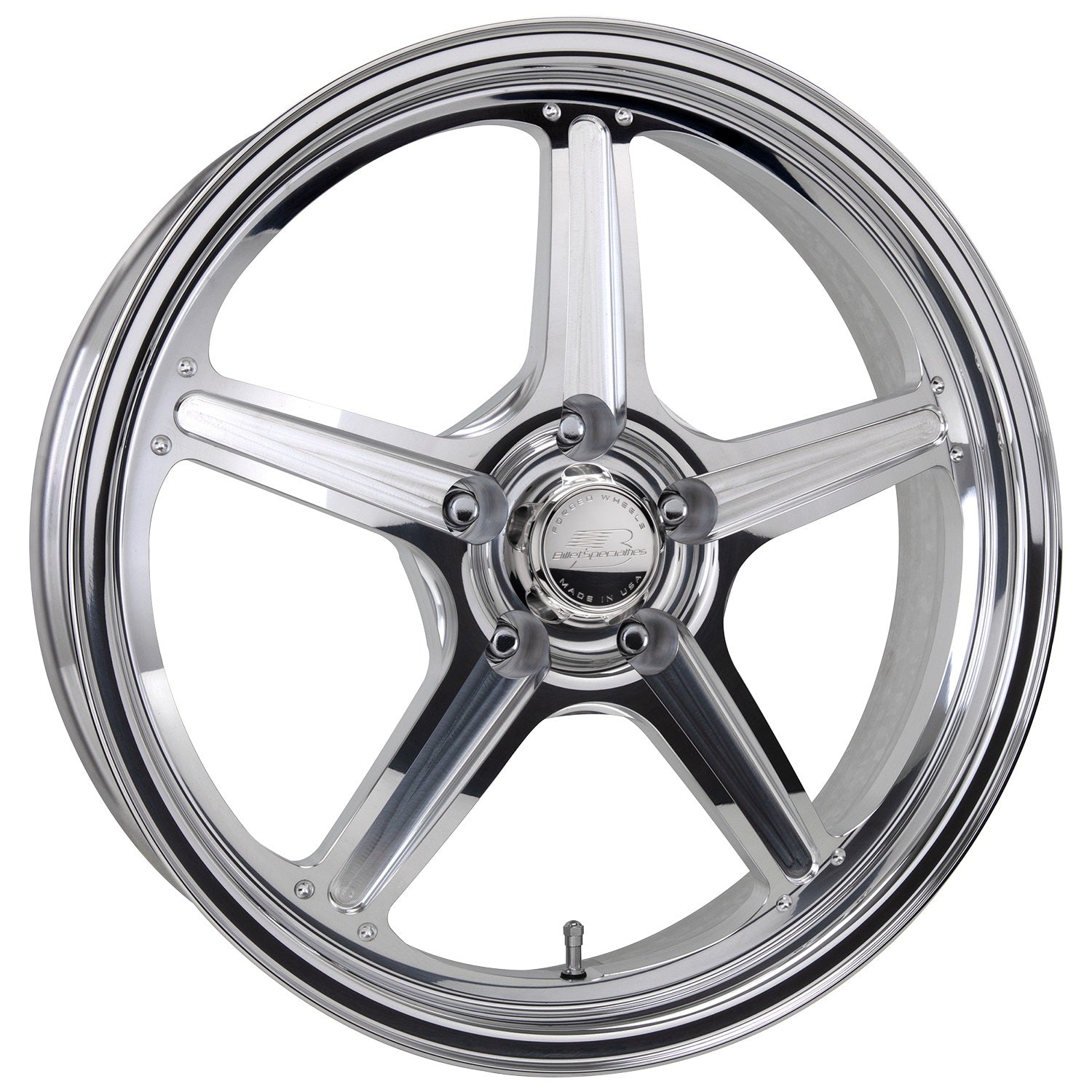 Billet Specialties Street Lite Wheel 17x4.5 Inch with 2 Inch Backspacing and 5x4.75 Bolt Pattern