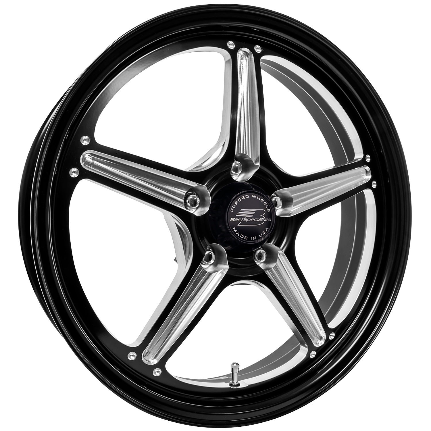Billet Specialties Street Lite Black Wheel 17 x 4.5 Inches 5 x 4.50 Bolt Pattern Aluminum