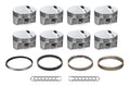 Bullet Pistons BLS1112-007-SET GM LS-Series Forged Flat Top Piston Set with Rings, 3.905 Inch Bore
