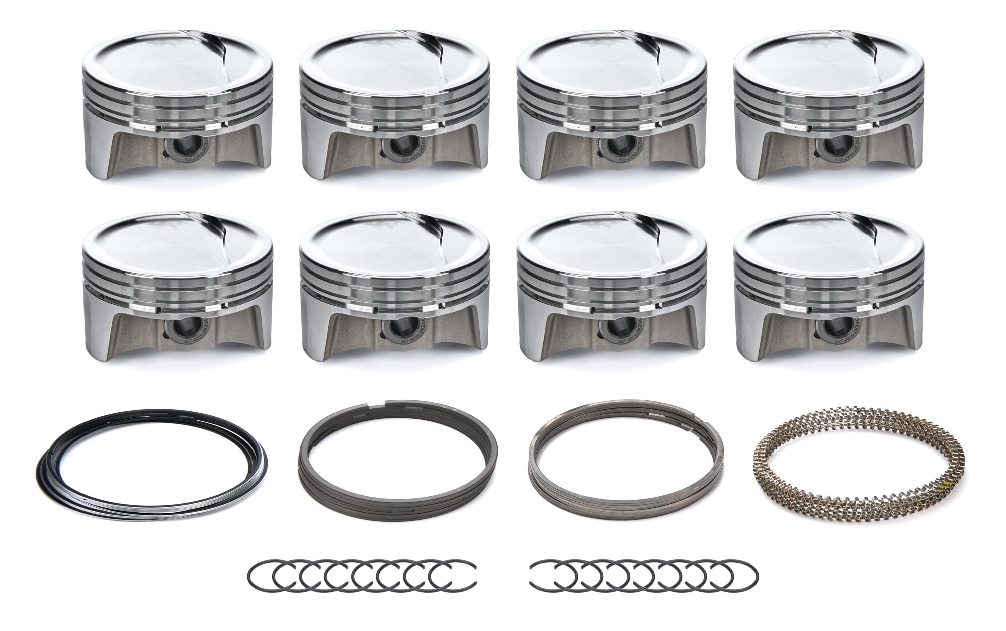 Bullet Pistons BLS1118-030-SET GM LS Series Dished Piston Set with Rings, 4.030 Inch Bore, 1.300 Inch Compression Height