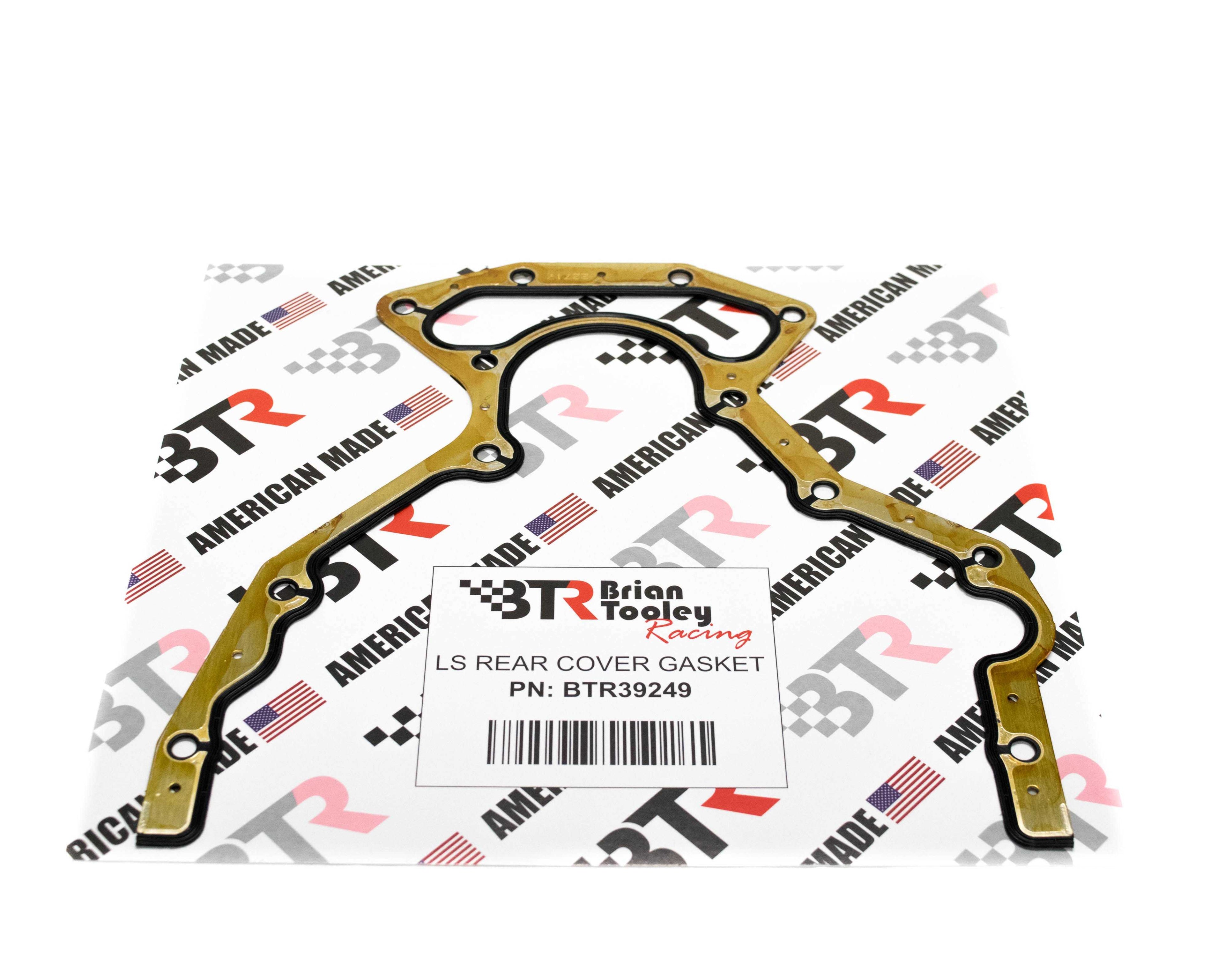 Brian Tooley Racing BTR39249 LS Rear Cover Gasket for GM LS-Series Engines