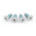 Brian Tooley Racing BTR61455-4 Camshaft Retainer Bolt Set for GM LS and GenV LT Series, 8 mm x 1.25 Thread, 17 mm Length, Steel, Zinc Oxide Finish