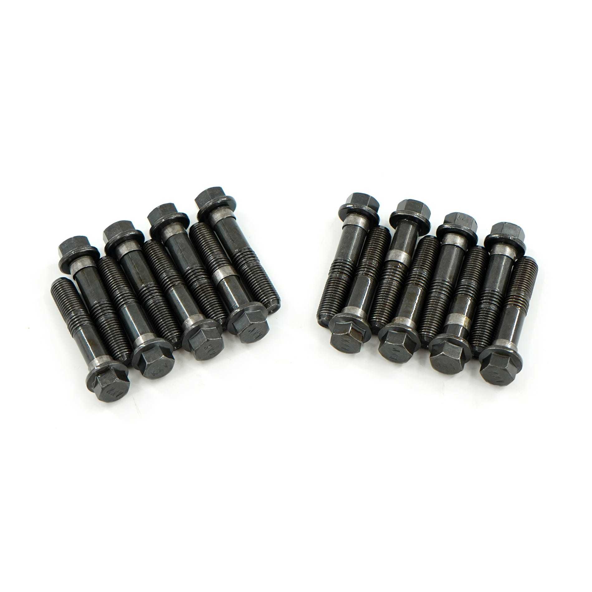 Brian Tooley Racing BTR70662-16 Connecting Rod Bolt Set, 9mm x 1.0 Thread, Hex Head, Steel, Natural Finish, Pack of 16
