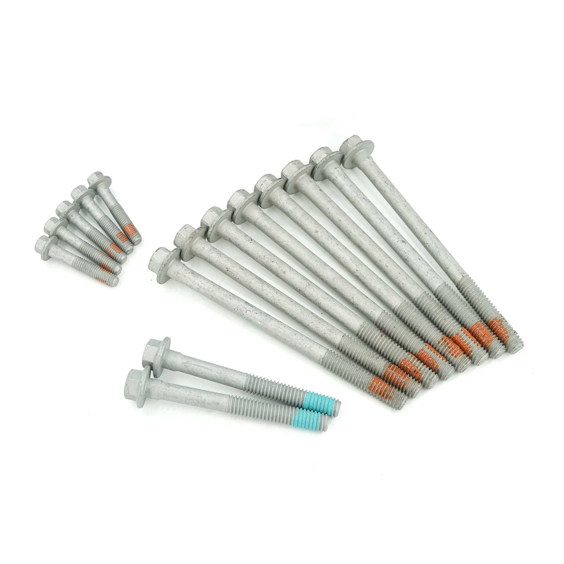 Brian Tooley Racing BTR98545 LS Cylinder Head Bolt Kit with Hex Head and Zinc Coating