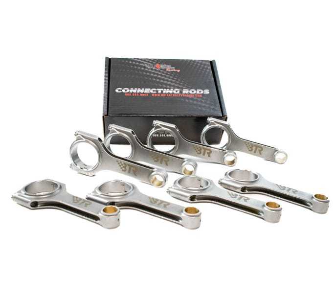 Brian Tooley Racing BTRROD6125H1-8 Forged H Beam Connecting Rods for GM LS-Series, 6.125 Inch Length, Steel with ARP2000 Bolts
