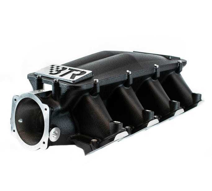 Brian Tooley Racing IMA-01-BLK Equalizer 1 Intake Manifold for Small Block Chevy with 102 mm Throttle Body Flange