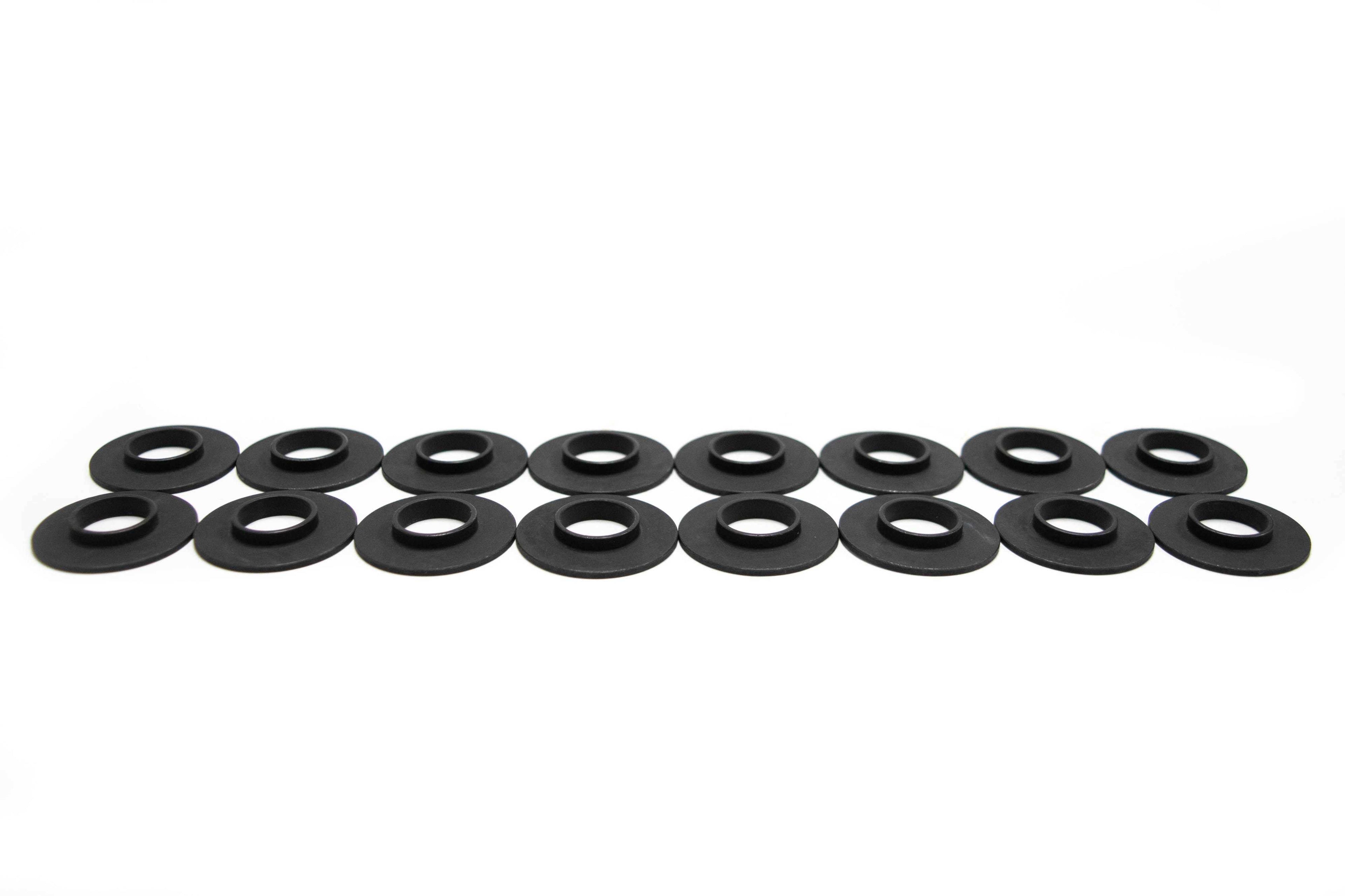Brian Tooley Racing Valve Spring Locator Set SL565060-16, Inside Diameter 0.565 Inch, Thickness 0.060 Inch, Steel, Black Oxide Finish