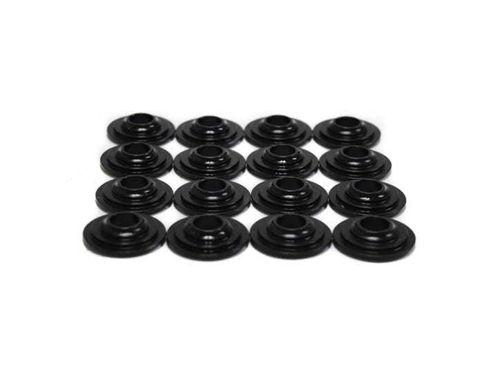 Brian Tooley Racing SR001S-16 Steel Valve Spring Retainer Set for Dual Springs, 7 Degree, 0.929 Inch OD Step, Black Oxide Finish