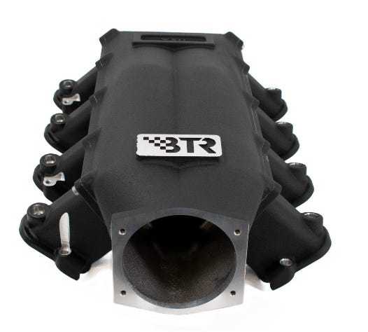Brian Tooley Racing TRA-3-BLK-P105-V2 Trinity Intake Manifold for GM LS-Series with 105mm Throttle Body Flange