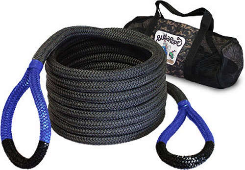Bubba Rope 176660BLG Power Stretch Tow Rope, 7/8 Inch Diameter, 20 Feet Length, 28,600 Pound Breaking Strength, Nylon with Blue Eyes