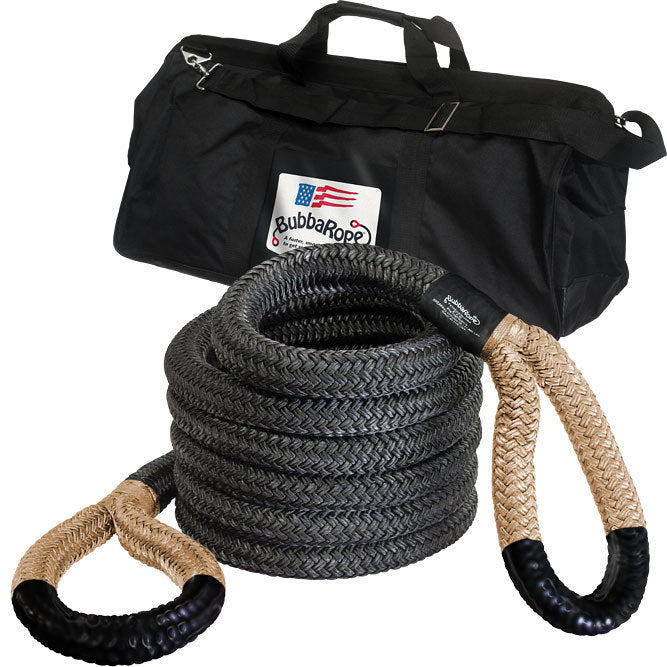 Bubba Rope Extreme 2 Inch Diameter, 30 Foot Nylon Tow Rope with 131,500 Pound Breaking Strength