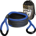 BUBBA ROPE 176842BL UTV and SxS 5/8 Inch Diameter Nylon Tow Rope, 20 Feet Long, 14,000 Pound Breaking Strength with Gator Jaws