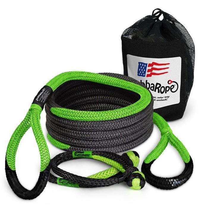 Bubba Rope Tow Rope 5/8 Inch x 20 Feet with Gator Jaws and 14,000 Pound Breaking Strength