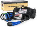 BUBBA ROPE 176860BLG Tow Rope, 7/8 Inch Diameter, 20 Feet Long, 28,600 Pound Breaking Strength with Gator Jaws, Nylon, Blue Eyes
